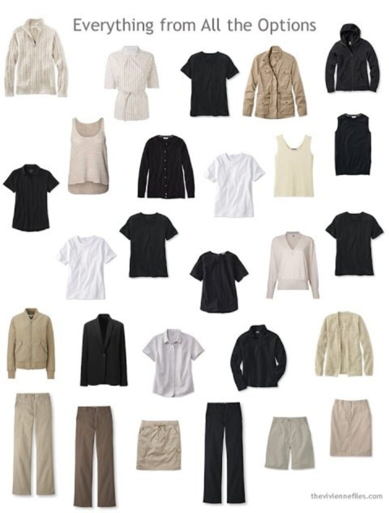 capsule wardrobe neutral essentials minimalist style women